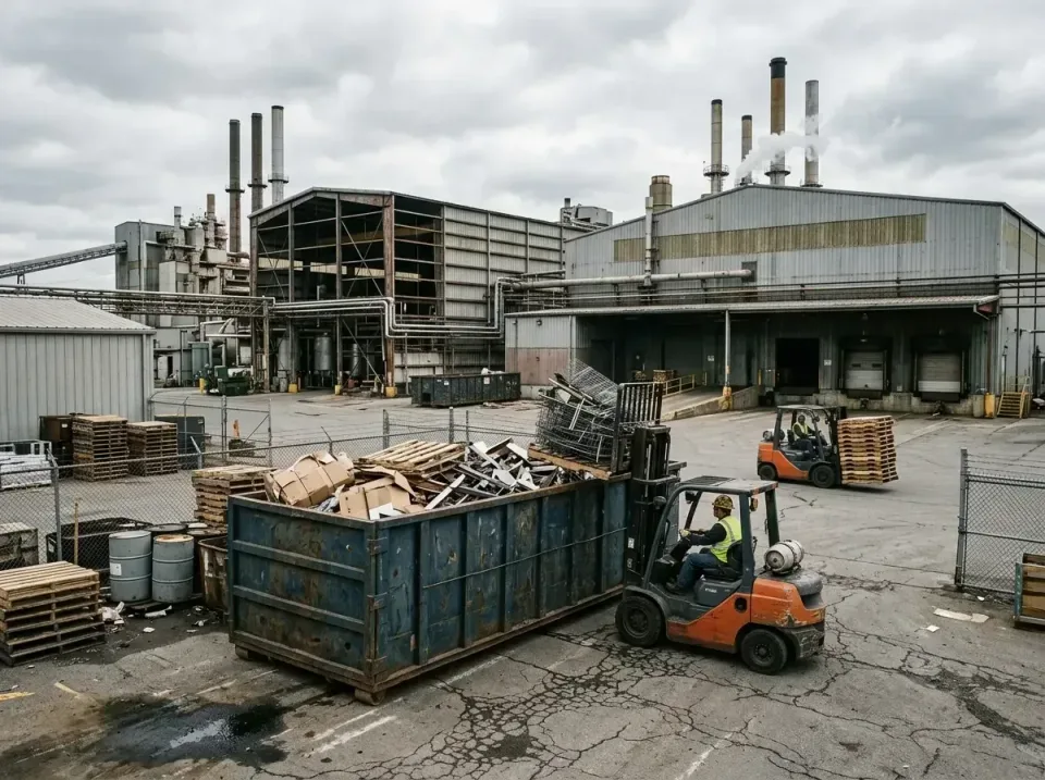 industrial-factory-scrap-conta-003 — frequently asked questions, Cheap Roll-off Dumpster Rentals in Calverton, NY